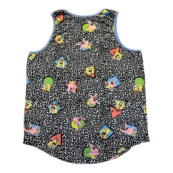 Nickelodeon Sponge Bob Square Pants Graphic Tank Top Size L - Picture 2 of 9